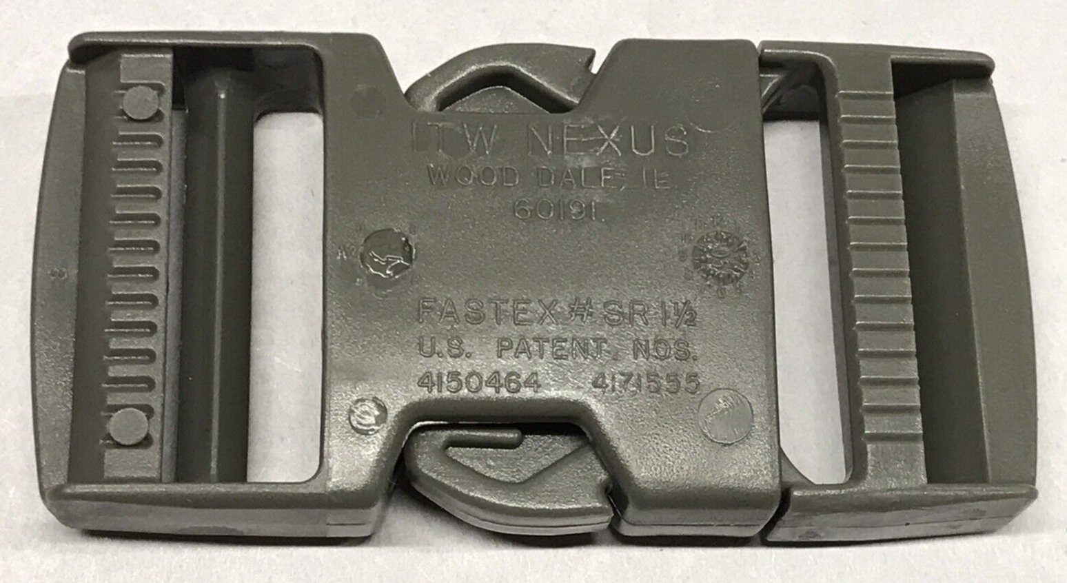 ITW NEXUS Foliage FASTEX Buckle ( # SR 1 1/2 ) 3 1/4 " x 1 1/2 " NOS