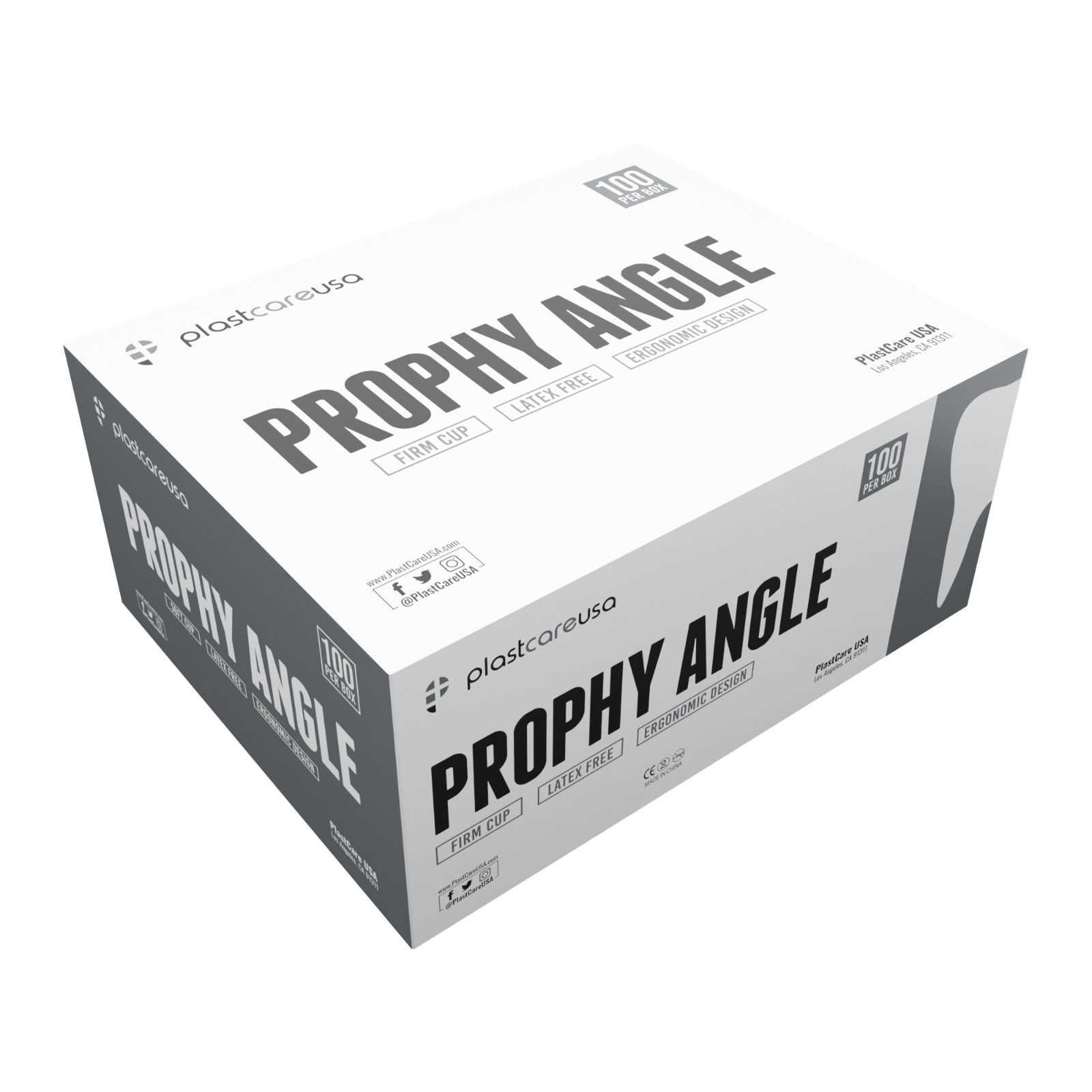 100 Dental Prophy Angles Firm Cup, Disposable & Latex Free, Premium Quality