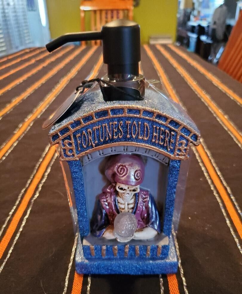 Halloween Skelleton Fortune Teller Liquid Soap Lotion Pump Dispenser