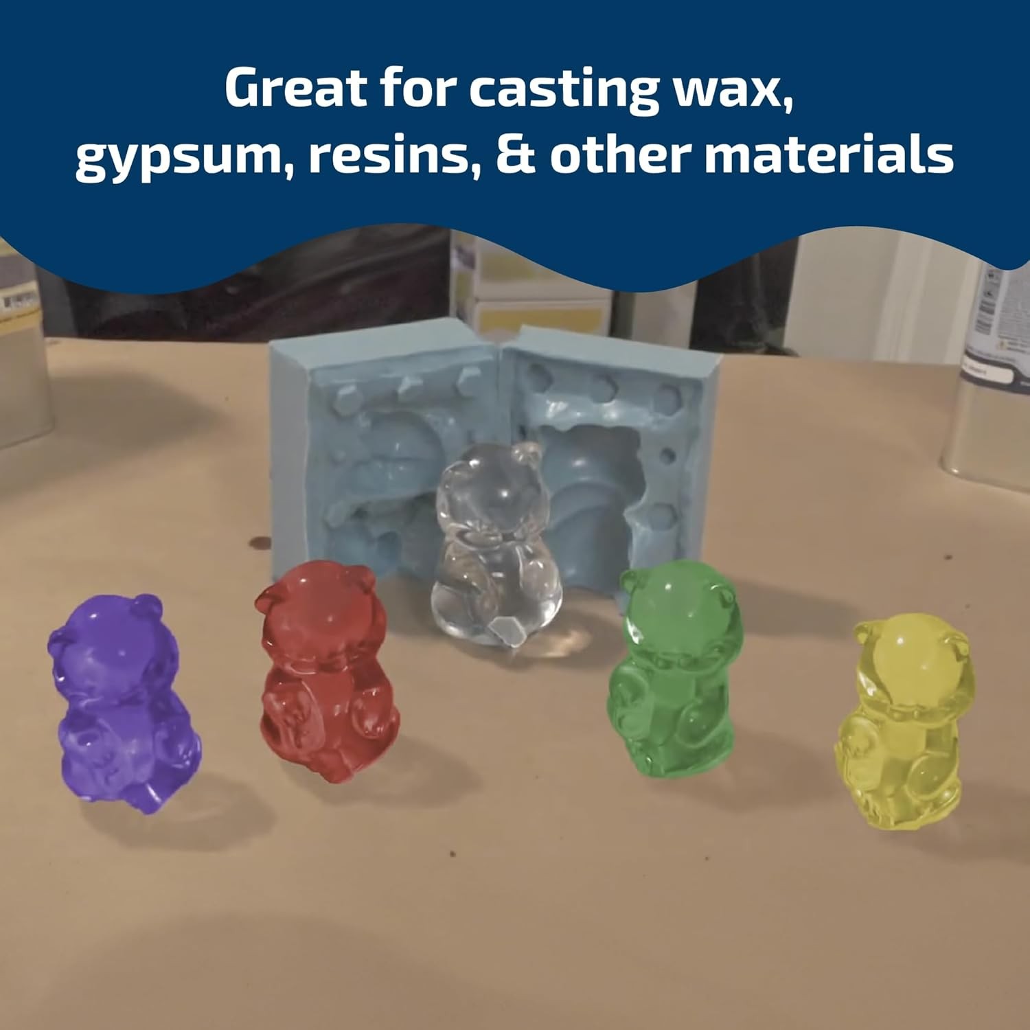 Fast Platinum Silicone Rubber Mold Making Kit Pint Unit for Casting Molds