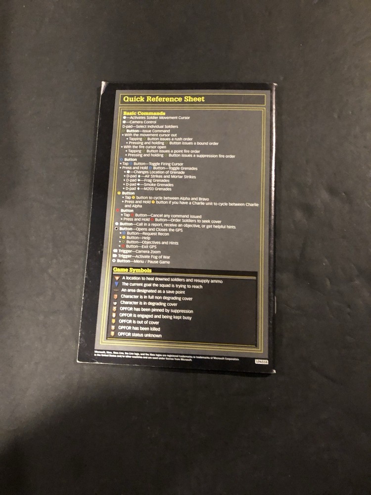 full spectrum warrior xbox manual Only