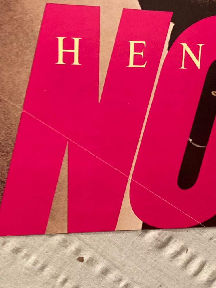 Nona Hendryx 1984 Promo Poster The Art Of Defense RCA Records U