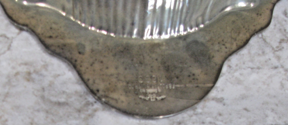 Vintage F. B. Rogers Silver Plated Seashell-Shaped Footed Serving Dish #1630,