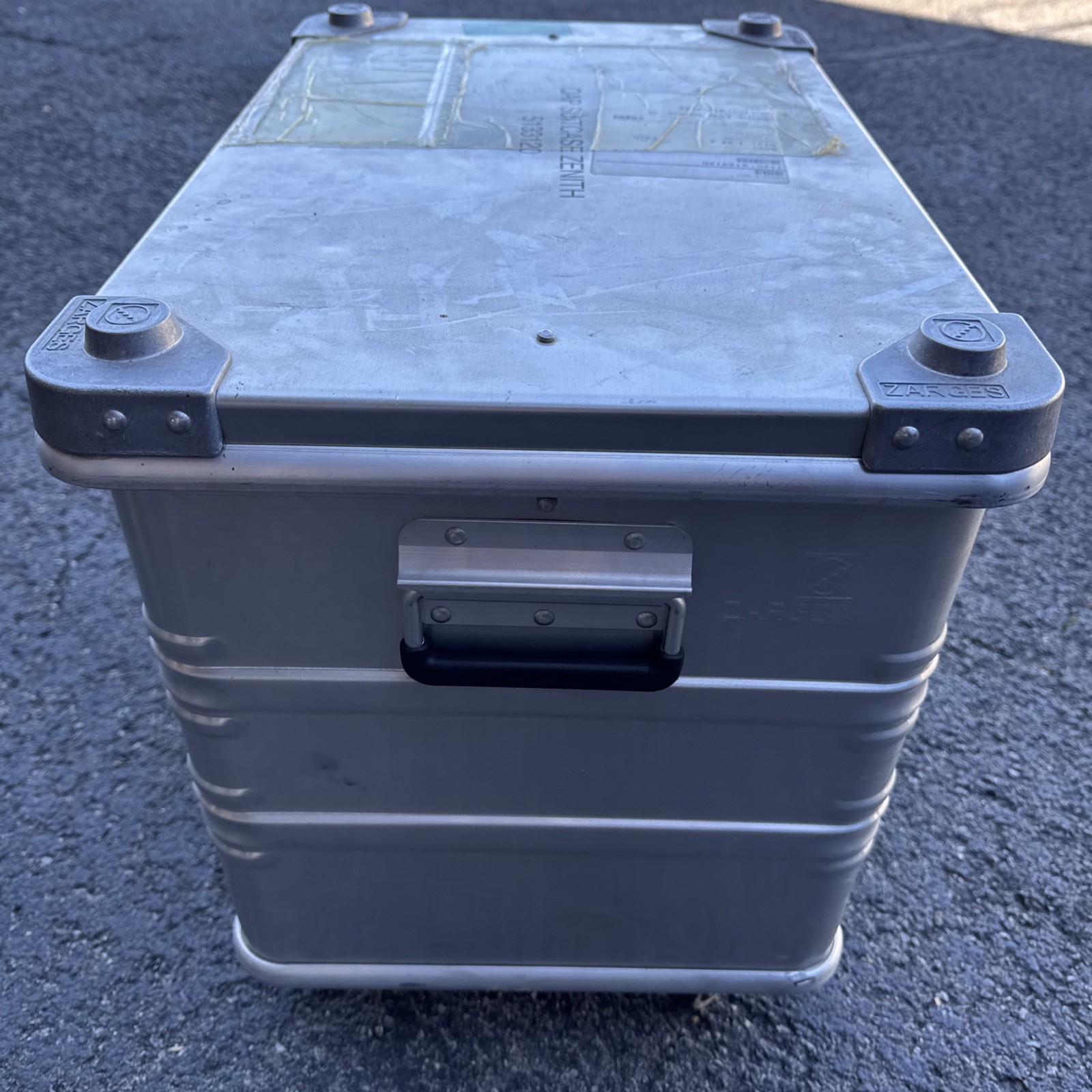 Zarges K470 Kiste Box Alukiste Alubox Transportkiste Lagerbox With Caster Wheels