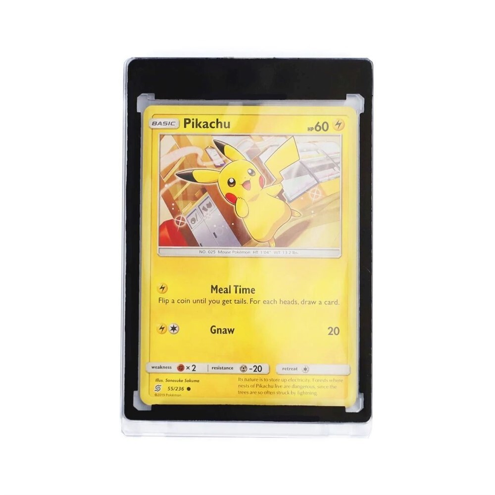 Lot of 10 BCW Magnetic Single Trading Card Black Border Holder Display Frames