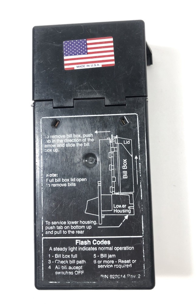 COINCO BA30B BA32SA Mag50b BILL VALIDATOR/acceptor 200 NOTE STACKER BOX