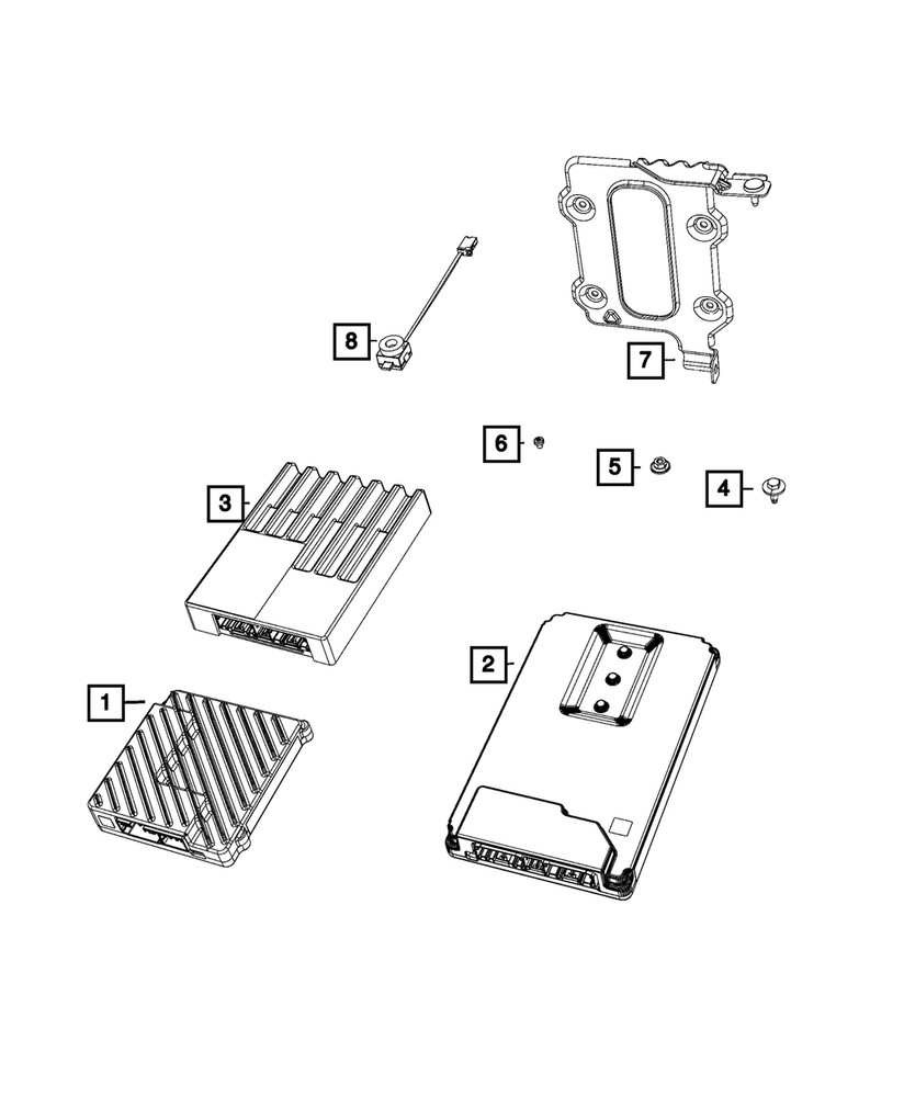 Genuine Mopar Amplifier 68547722AD