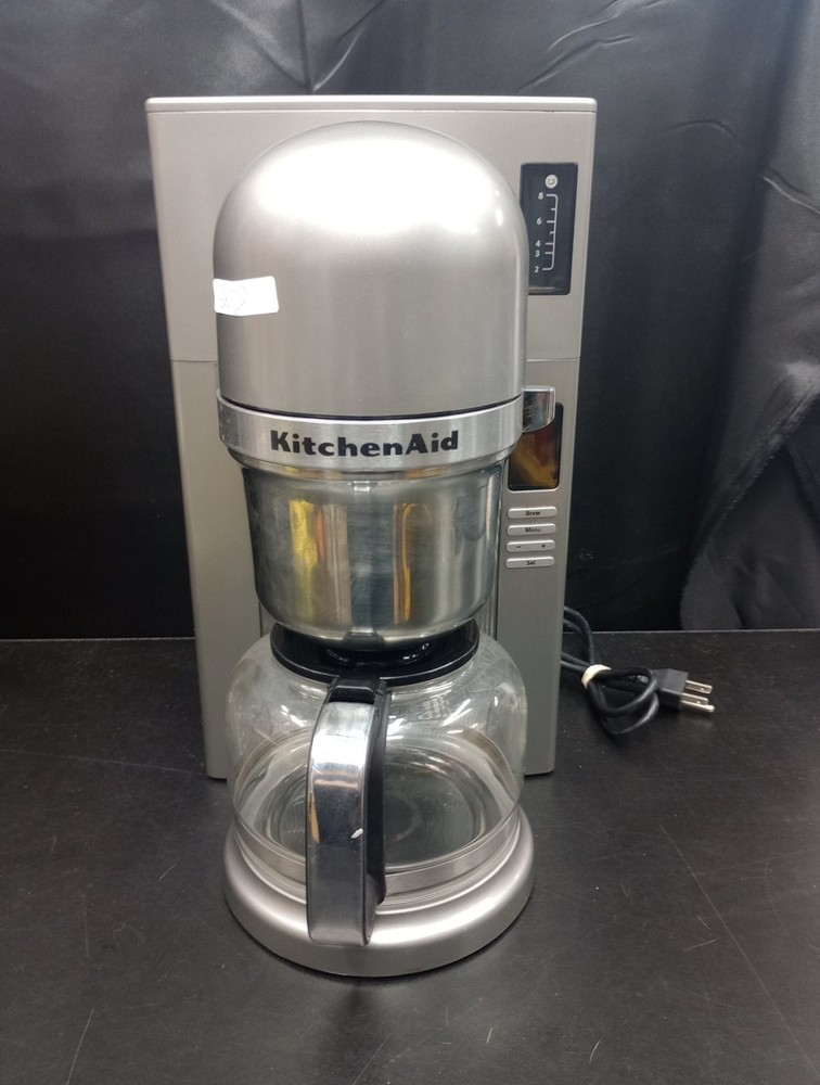 KitchenAid Pour Over 8 Cup Coffee Brewer - Silver/black Tested