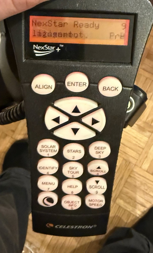 CELESTRON SLT AltAz Computerized Telescope Mount Nexstar+ Hand Controller