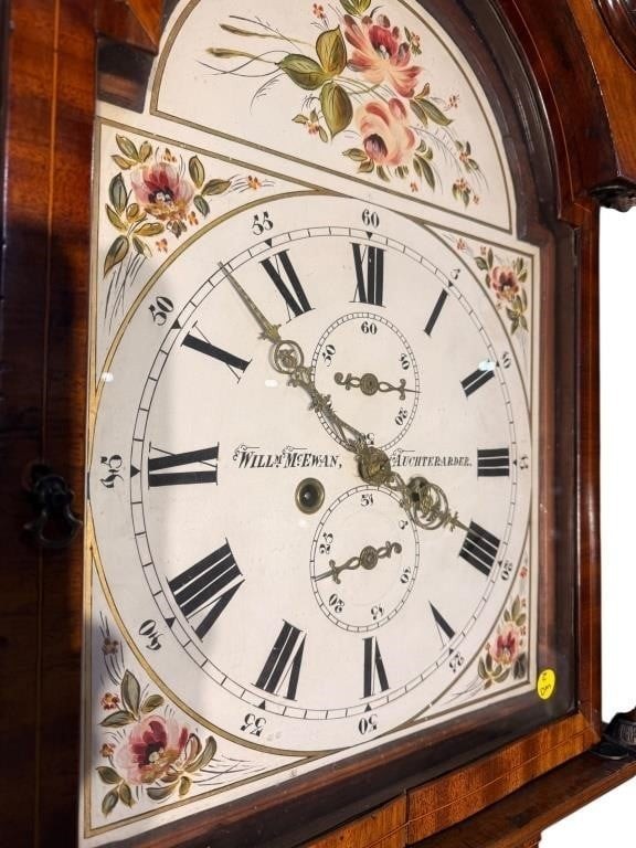 19thc WILLIAM McEWAN TALL CASE CLOCK
