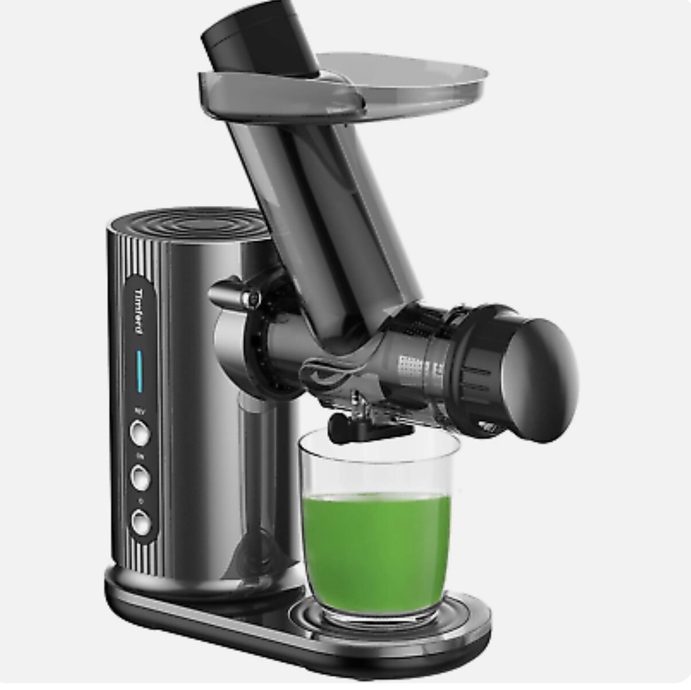 Juicer Machine Masticating Juicing Veggie Fruit Extractor Cold Press 2Speed Mode
