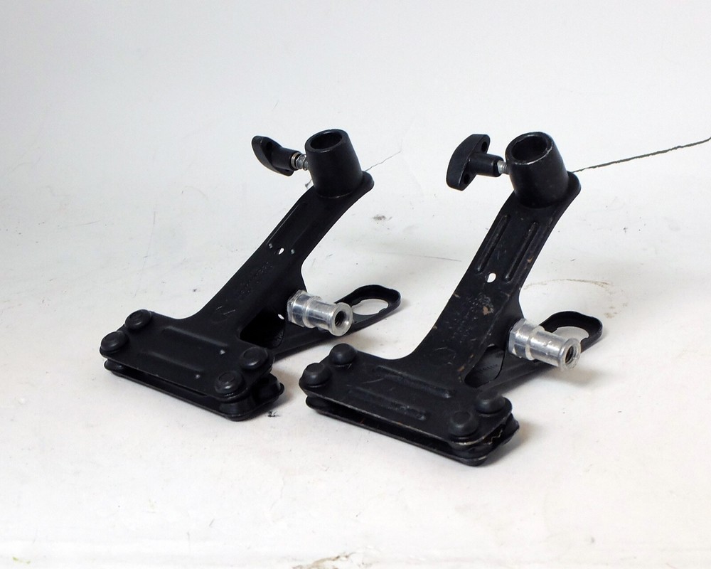 Manfrotto 175 Large Spring Clamp Light Stand Reflector Accessory Used
