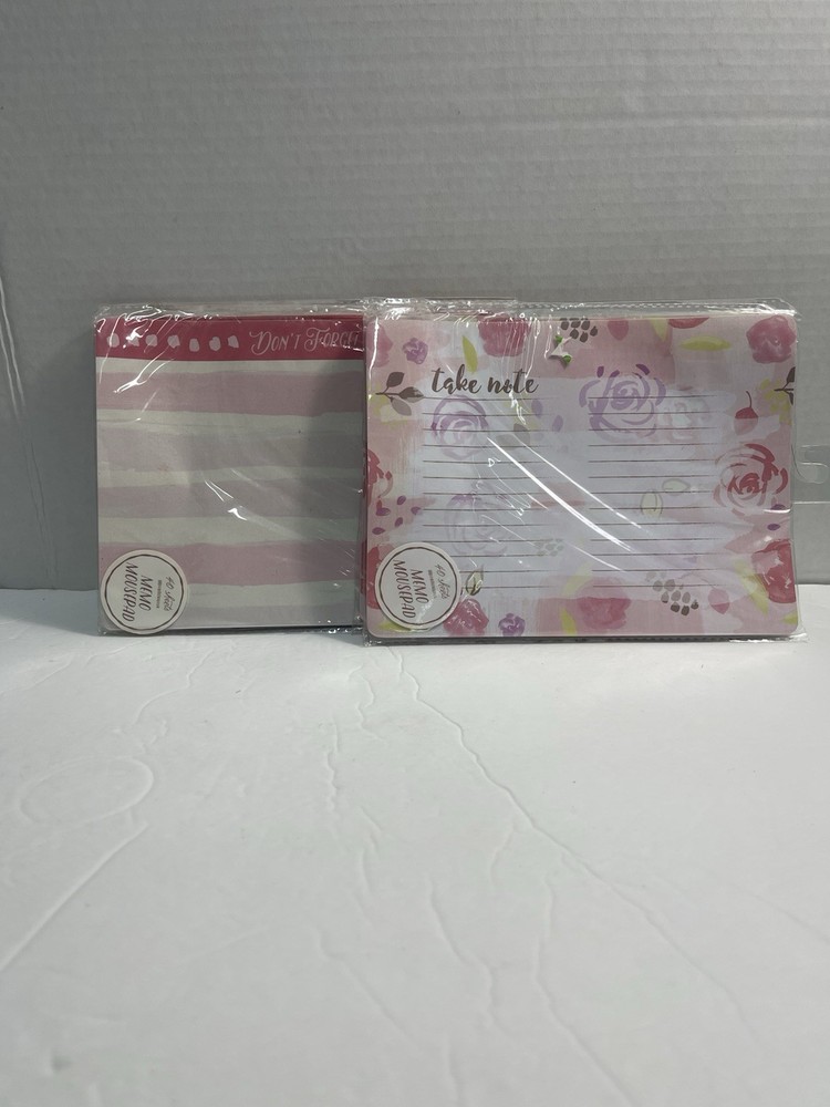 (4) Memo Mouse Pads 40 Sheets EACH "Don't Forget" "Take Note"