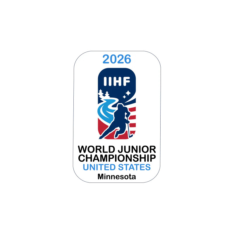 IIHF World Juniors 3x2” Logo Embroidered Patch
