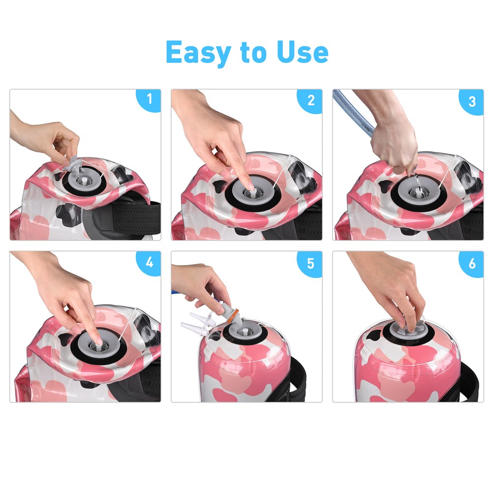 Yescom Aqua Water Bag Foldable Adjustable Portable Home Gym Workout