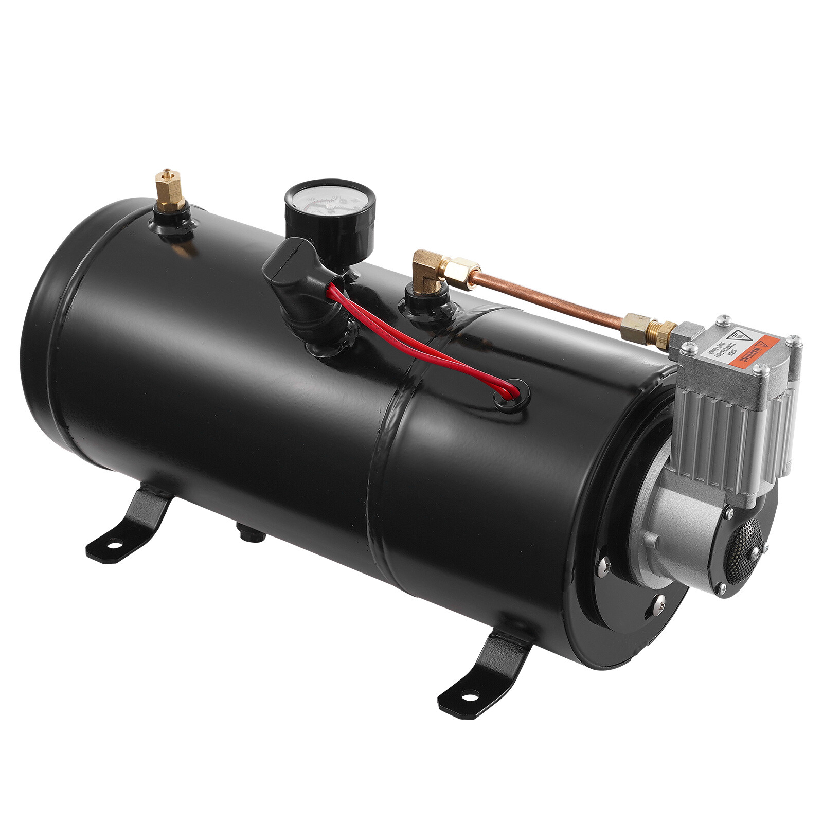 VEVOR 12V Air Compressor with 0.8 Gal/3L Tank Onboard Air Horn Compressor System