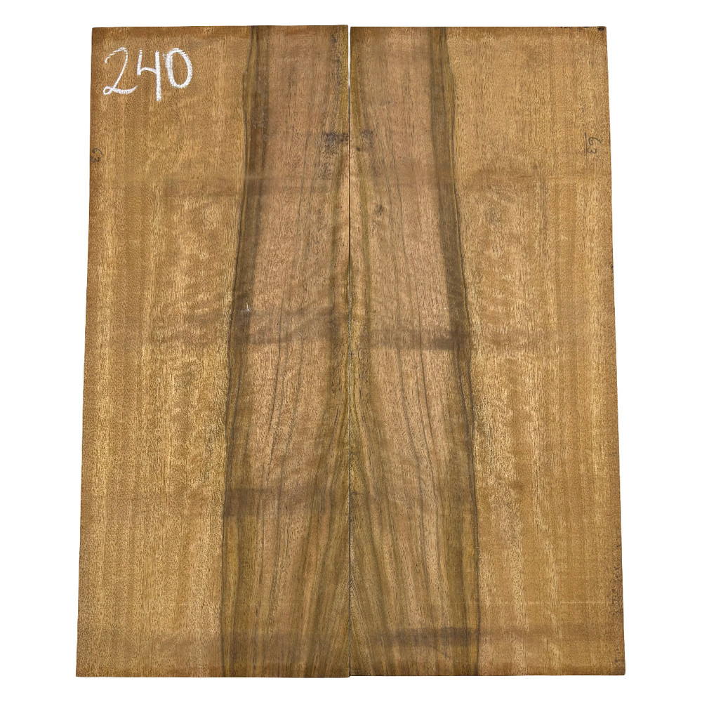 Flame Chocolate Mango Dreadnought Guitar Back Set #240