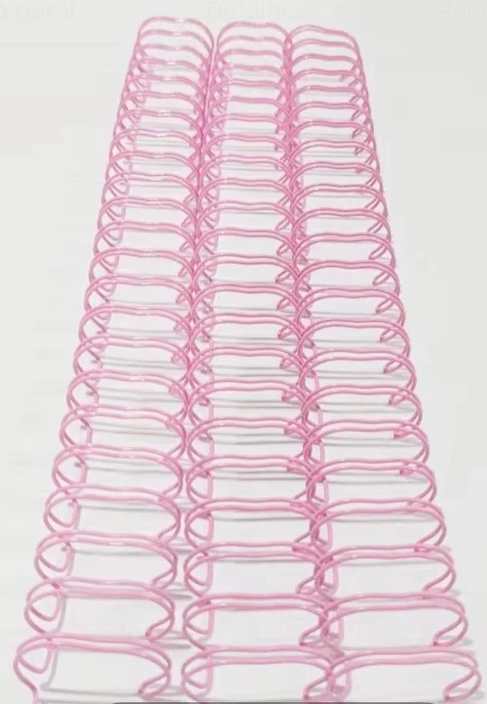 Wire Binding 5/8” Pink – 25pcs – 2:1 Pitch Wire Binding Coil