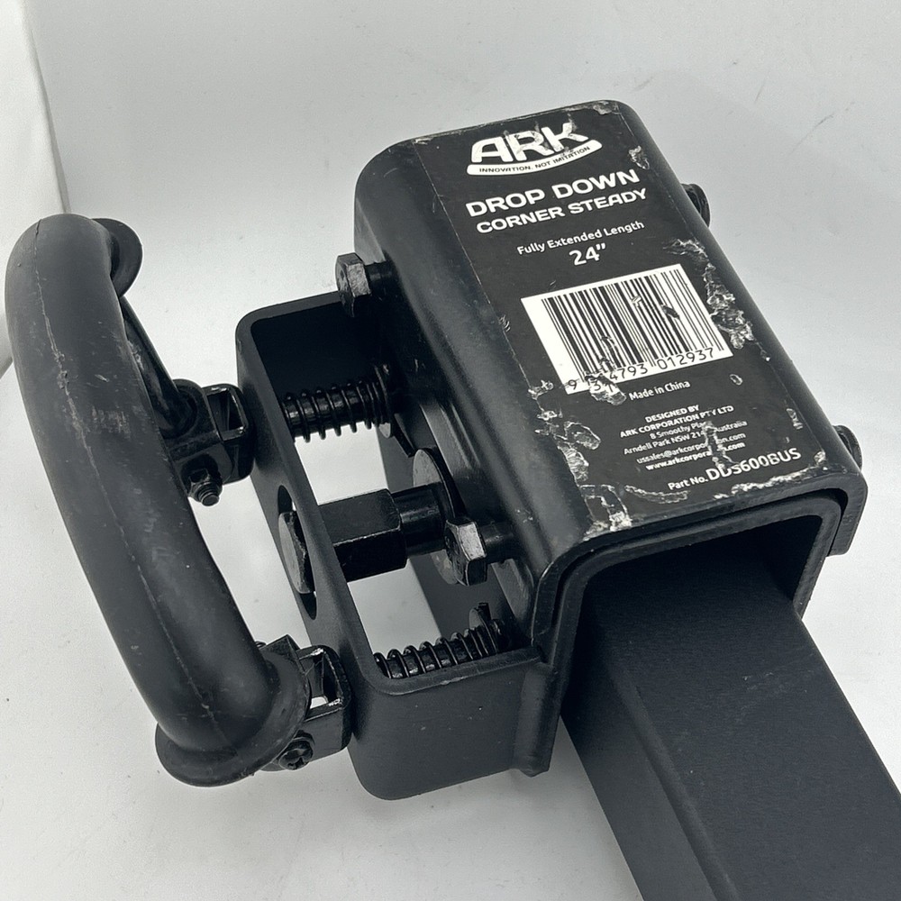 (1) ARK DDS600BUS Drop Down Corner Steady Black 600mm