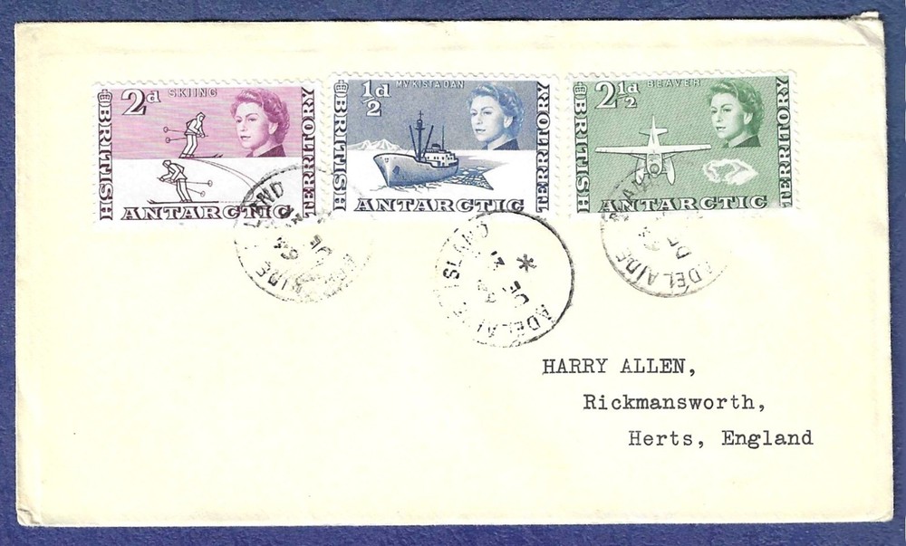1964 British Antarctic Territory postal history cover first issue