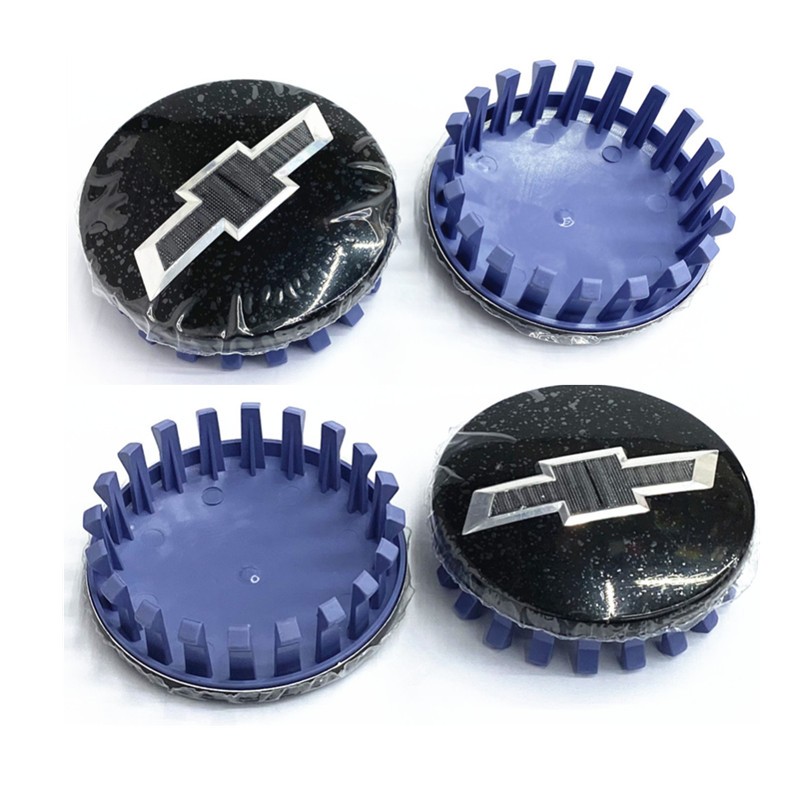 4PCS Gloss Black Wheel Center Caps for Chevy Silverado 1500 Tahoe Suburban 14-20