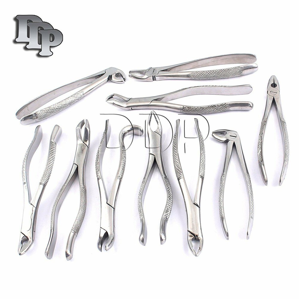 30 NEW EXTRACTING FORCEPS EXTRACTION DENTAL INSTRUMENTS