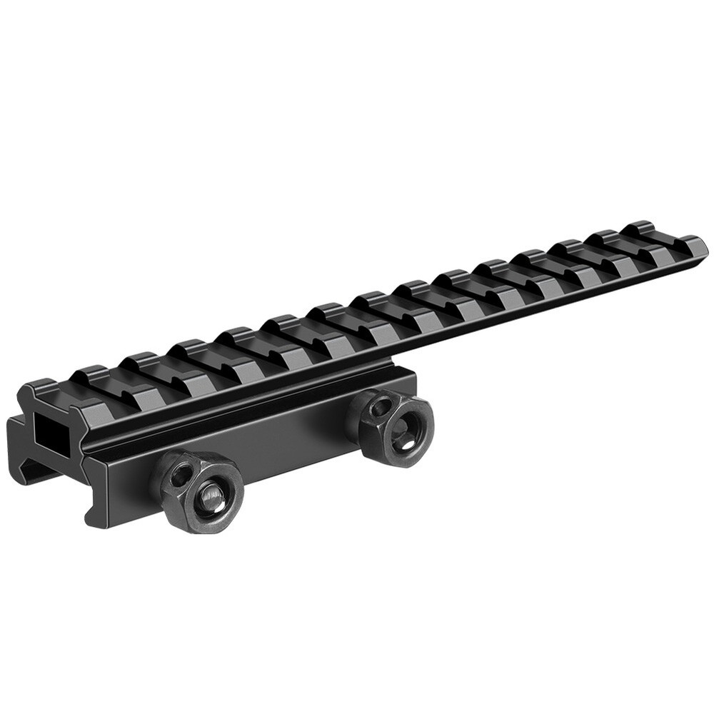 20mm to 20mm Riser Mount Picatinny Weaver Rail Scope Extension Riser Base Mount