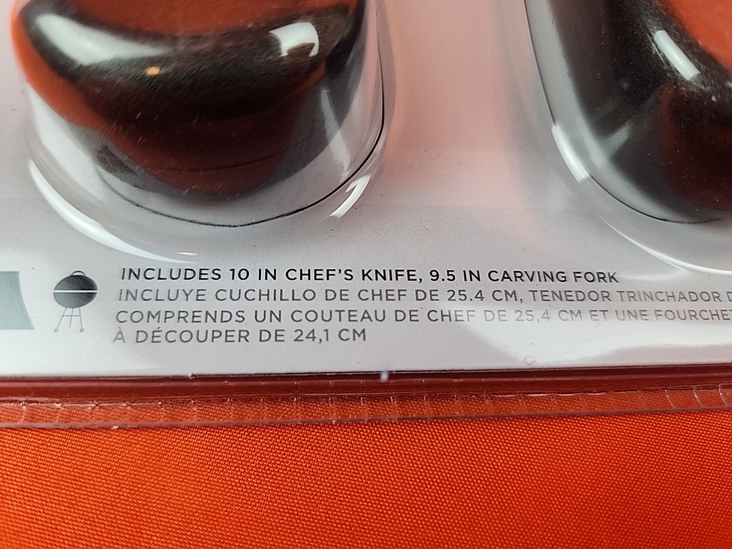 Coleman Stainless Steel Fork & Knife Set Camping Hunting BBQ Tailgating - 2 NEW