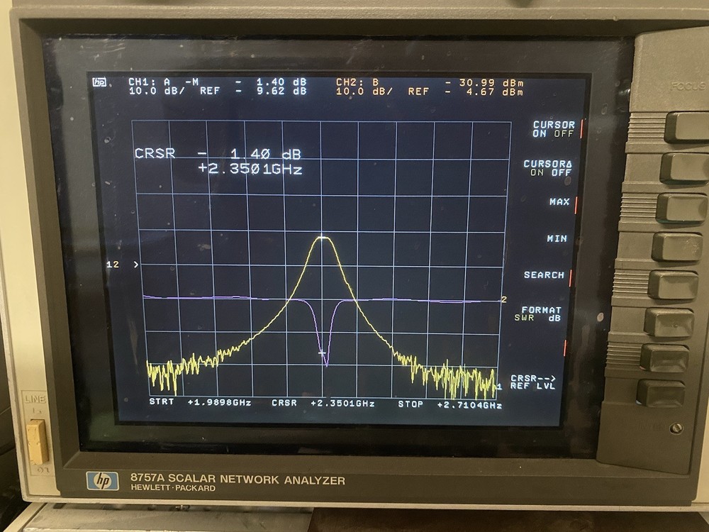 ITELCO SMA 2.35 Ghz RF FILTER -SMA Tested