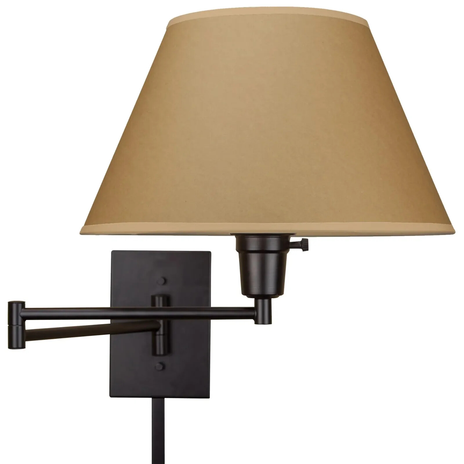 Kira Home Cambridge 13" Swing Arm Wall Lamp - Plug In/Wall Mount Multi-color opt