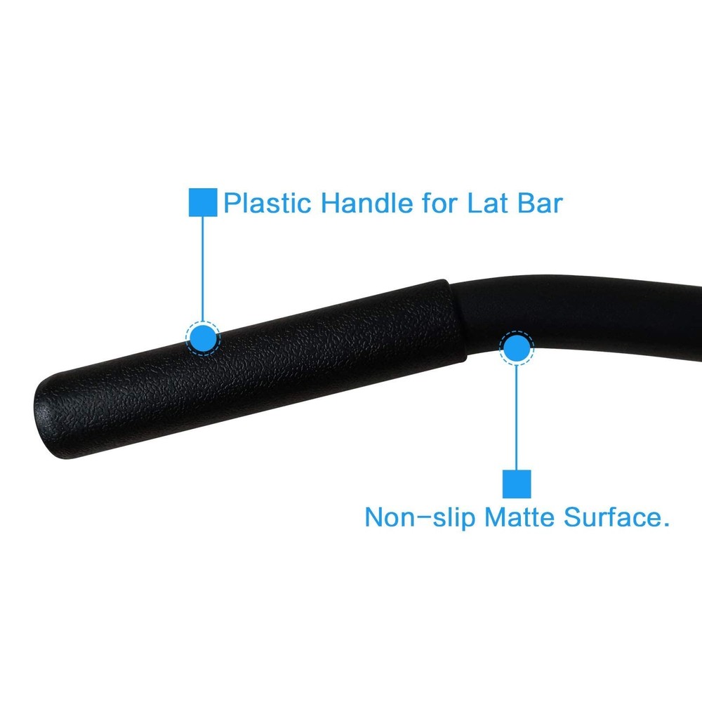 39" Cable Machine Lat Pulldown Attachments Wide Grip Bar Handle Tricep Training