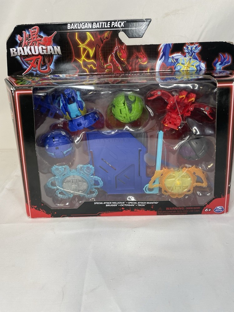 Bakugan Battle 5 Pack Special Attack Trox Dragonoid Butterclaw Flame King