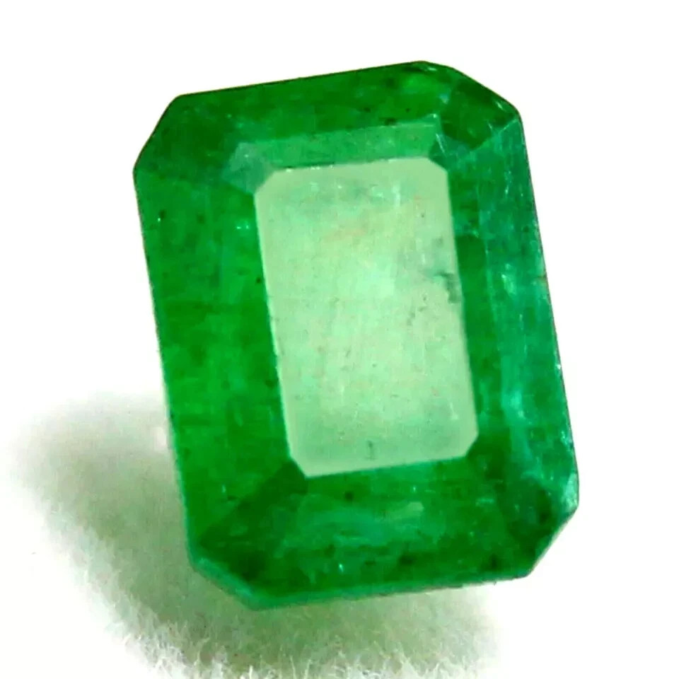 AAA 10 Ct Certified Natural Colombian Green Emerald UNTREATED Loose Gemstone
