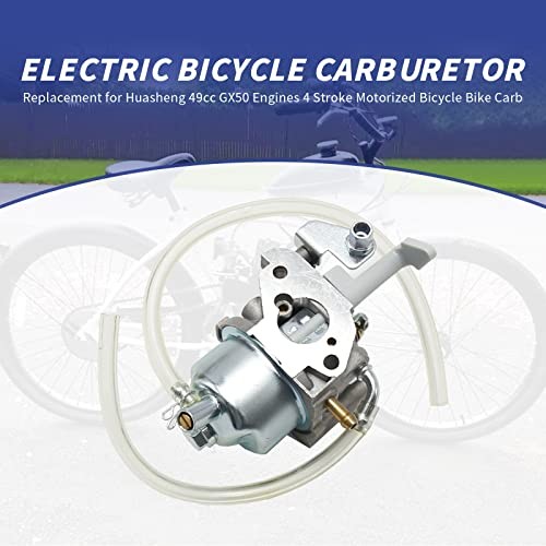 Carburetor Kit for Huasheng 49cc GX50 4 Stroke Motorized Bicycle Bike w/ Filter