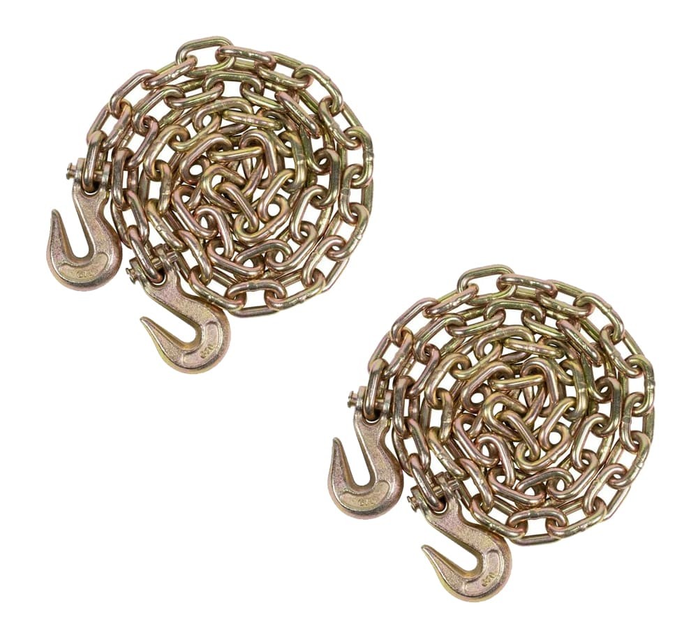 (2 Pack) G70 Binder Chain Grade 70 Truck 3/8 X 20 w/grab hooks