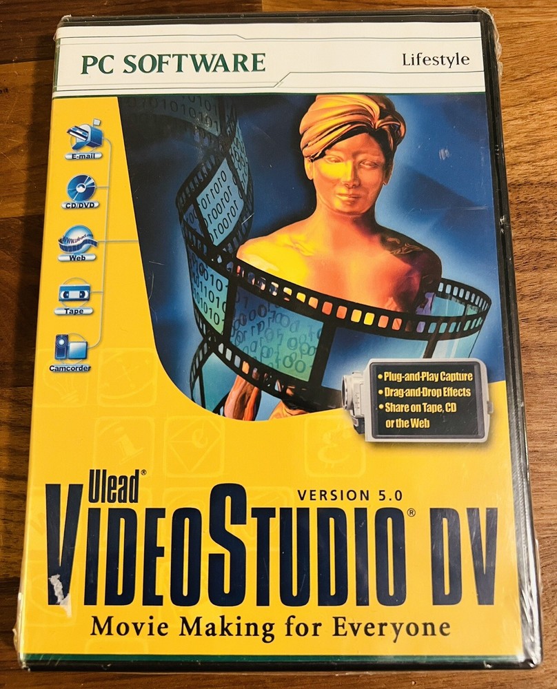 Brand New Sealed Ulead VideoStudio DV Version 5.0 Editing Software
