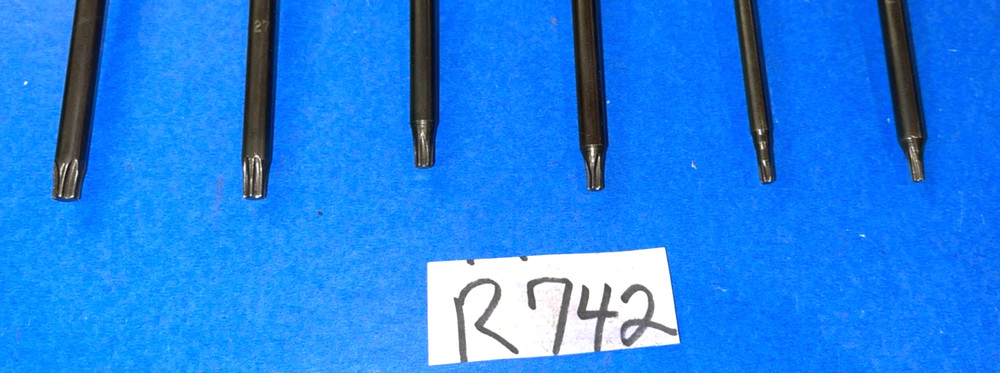 MATCO TOOLS 6 PIECE TORX SCREWDRIVER SET MAROON HANDLES