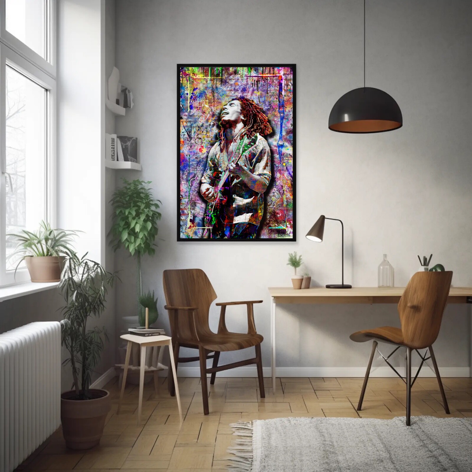 BOB MARLEY And The Wailers Poster 12x18in Bob Marley Tribute Art Free Shipping