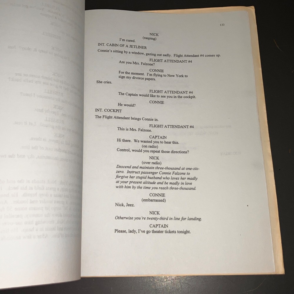 PUSHING TIN (1/16/97) John Cusak / 1st Draft - CAA Agency Script + COA!