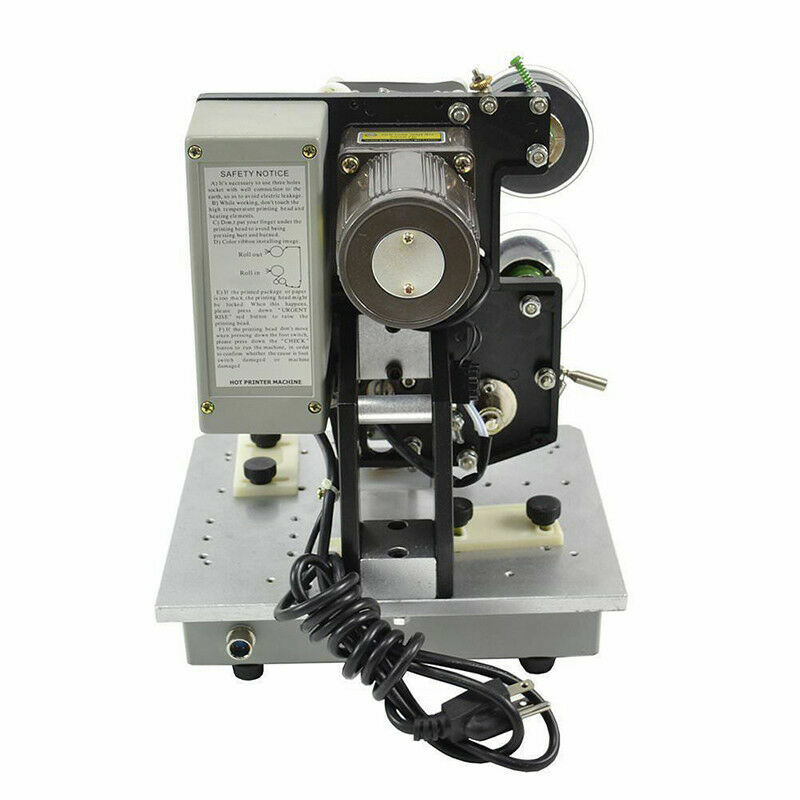 New Ribbon Coder Semi-automatic Electric Hot Stamp Color Printer Machine HP-241B