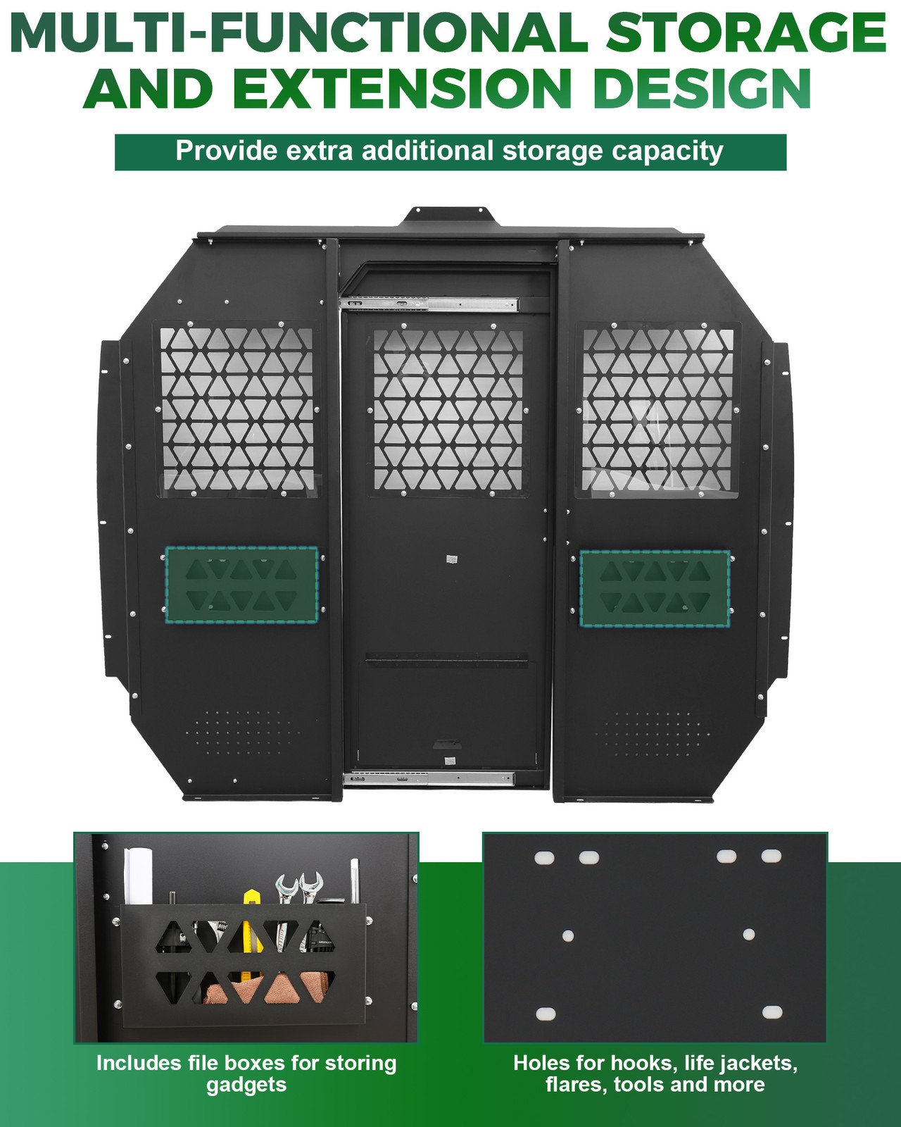 Van Safety Partition, Bulkhead, Divider for 1996-2025 Chevy Express, GMC Savana