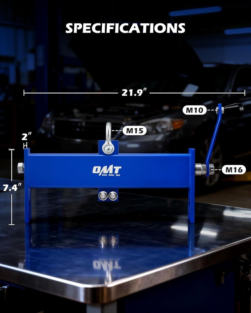 Heavy-Duty 4000 lb Engine Load Leveler with Adjustable Chains & Smooth Control
