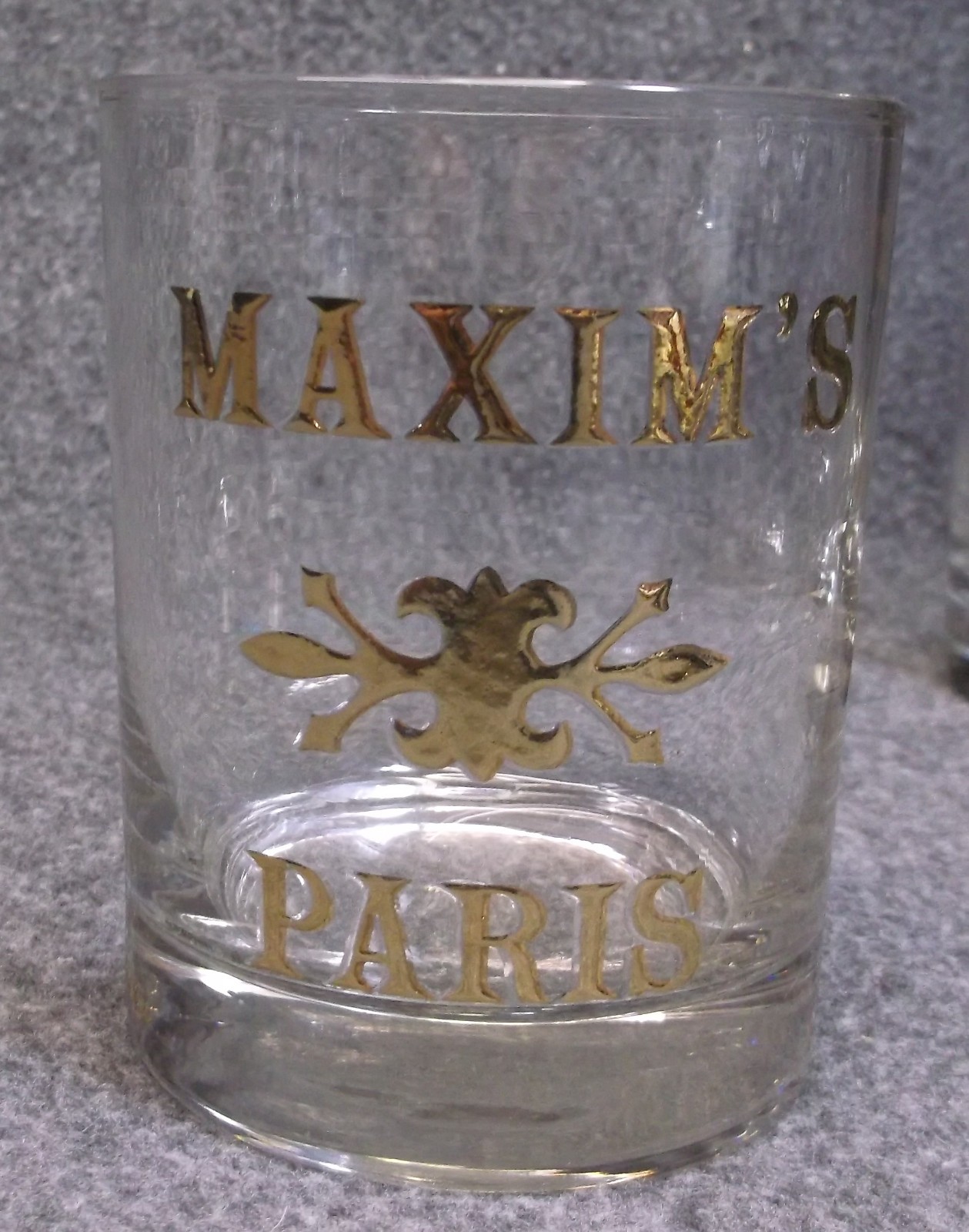 RARE VINTAGE CERA "WORLD FAMOUS BAR COLLECTION" SET OF 6 GLASSES 22K GOLD TRIM