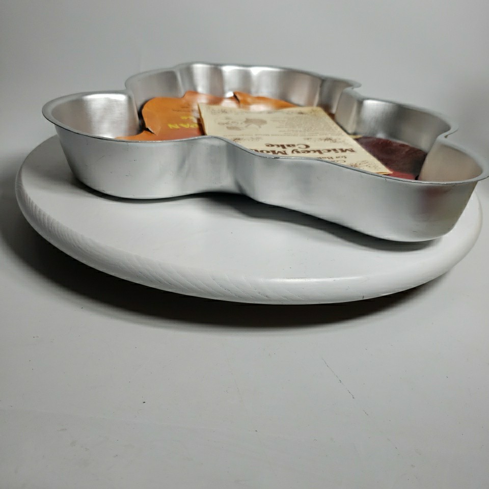 Vtg. Wilton 1972 Mickey Mouse Cake Pan 515-302, Insert, Decorating Instructions