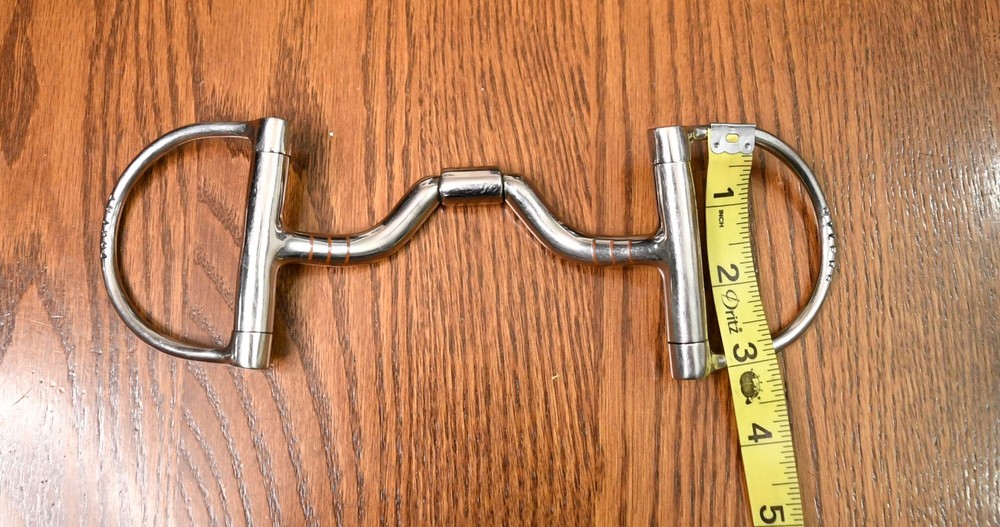Myler, D ring dee bit, 4.5-4.75” pony