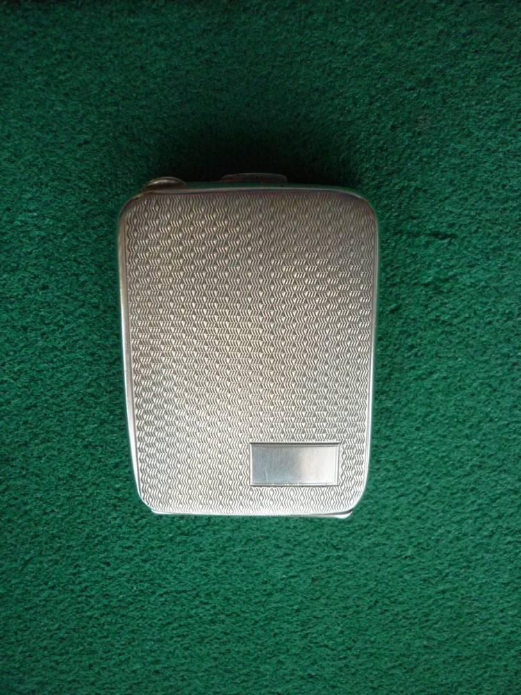 Vintage  Solid Sterling Silver Notepad  holder/Match Book Holder.