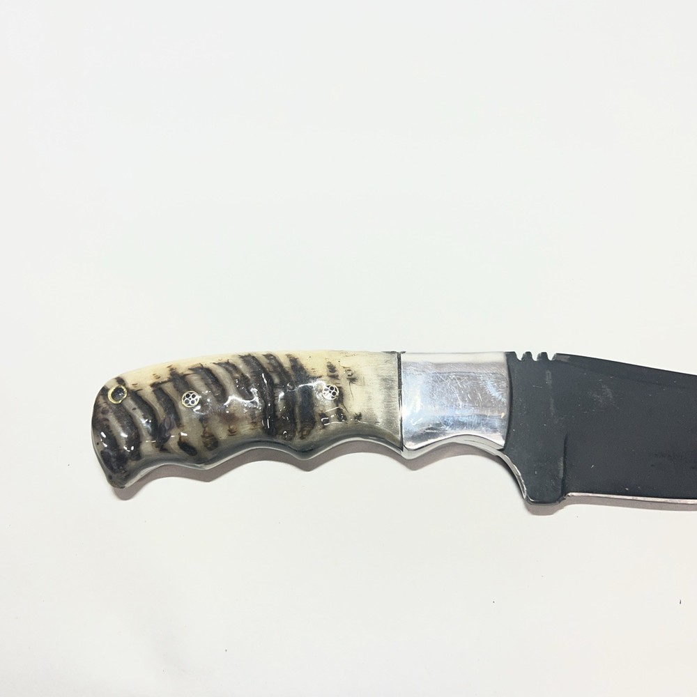 Custom 8.5”Fixed Knife w/ Bone Handle