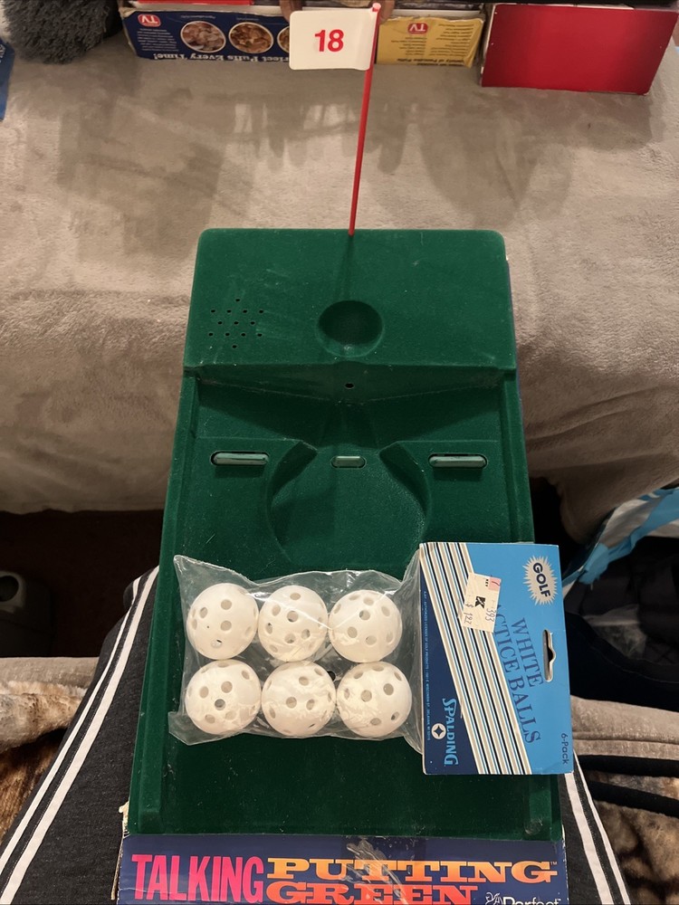 Talking Putting Green Auto Return Preowned Tested Works