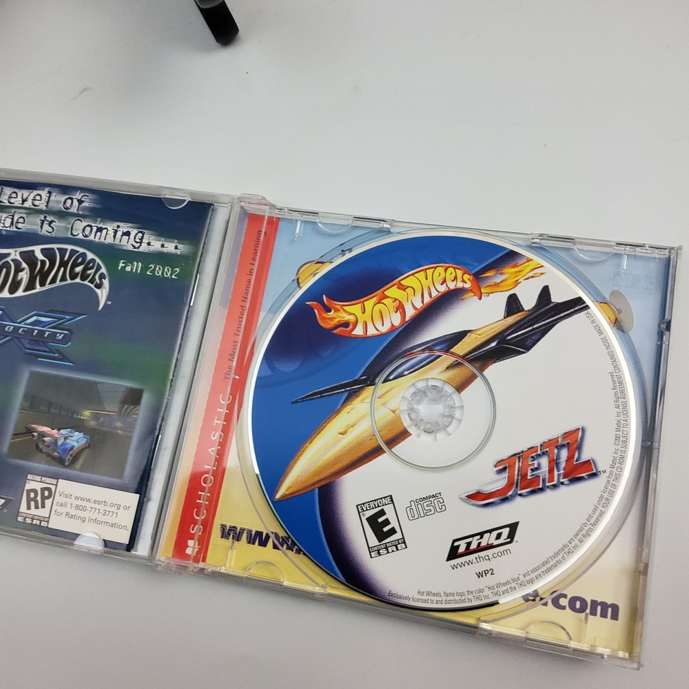 Hot Wheels JETZ PC CD ROM Game VTG Game