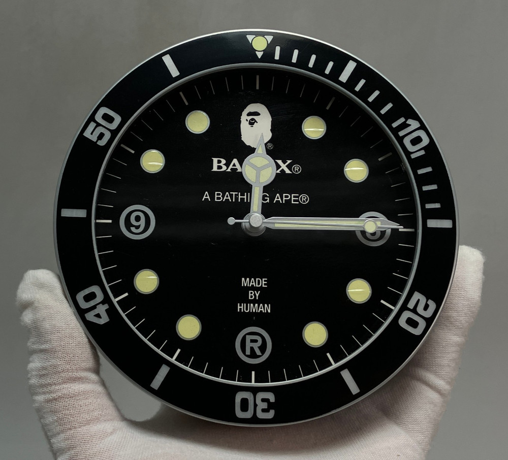 Table Clock A Bathing APE 2009 Spring Collection Open Box Unused